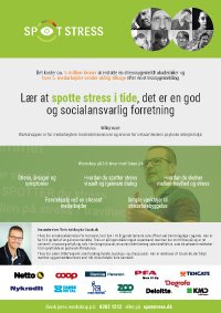 Download vores produktark omkring workshoppen SPOT STRESS ved stresscoach og foredragsholder Theis Askling