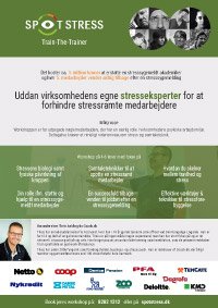Download vores produktark omkring workshoppen SPOT STRESS ved stresscoach og foredragsholder Theis Askling